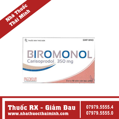 Thuốc Biromonol - Điều trị đau cơ xương cấp tính (5 vỉ x 10 viên)