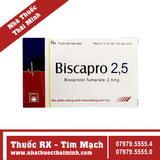 Thuốc Biscapro 2,5mg - Hỗ trợ điều trị tăng huyết áp (2 vỉ x 14 viên)