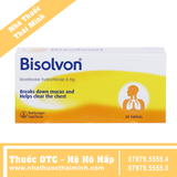 Thuốc Bisolvon 8mg làm loãng đờm, tiêu chất nhầy (3 vỉ x 10 viên)