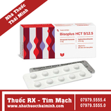 Thuốc Bisoplus HCT 5mg/12.5mg Stella hỗ trợ điều trị tăng huyết áp (3 vỉ x 10 viên)