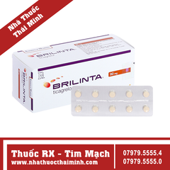 Thuốc Brilinta 90mg - Phòng biến cố huyết khối (6 vỉ x 10 viên)