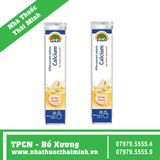 Sunlife Calcium Effervescent tablets (hộp 2 tube 20 viên) - Viên sủi bổ sung canxi