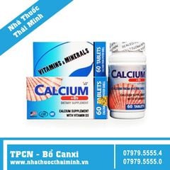 VH-CALCIUM D3 (Hộp 60 viên) - Giúp Xương Và Răng Chắc Khỏe