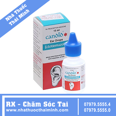 Thuốc nhỏ tai Candid Glenmark hỗ trợ điều trị nấm tai (15ml)