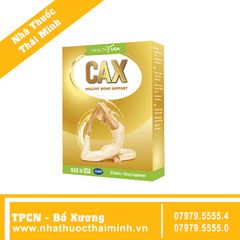 HealthyUSA CAX (Hộp 30 viên) - Viên Uống Bổ Sung Canxi, Giúp Xương Chắc Khỏe