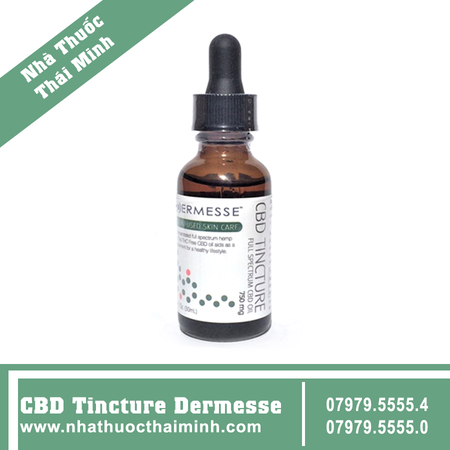 Cồn Thuốc Cbd Tincture Dermesse 750mg 30ml Nhà Thuốc Thái Minh 1086