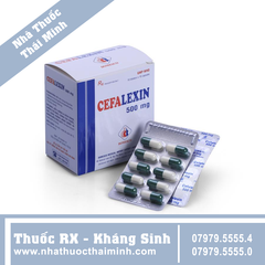 Thuốc Cefalexin 500mg - điều trị nhiễm khuẩn (100 viên)