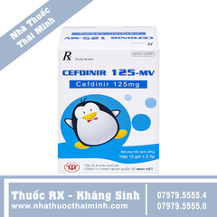 Thuốc Cefdinir 125 - MV - hỗ trợ điều trị nhiễm khuẩn (10 gói)