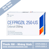 Thuốc Cefprozil 250-US US Pharma điều trị viêm tai giữa, viêm họng (10 viên)