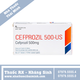 Thuốc Cefprozil 500-US Pharma điều trị viêm tai giữa cấp tính (10 viên)