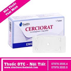 Thuốc tránh thai khẩn cấp Cerciorat 1.5mg Exeltis (1 viên)