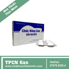 CHỨC NĂNG GAN BẢO NGUYÊN - GIẢI ĐỘC GAN HIỆU QUẢ