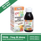 SPECIAL KID VITAMIN C 100% NATURELLE 125ML - Siro Bổ Sung Vitamin C Tự Nhiên, Tăng Cường Đề Kháng Cho Bé