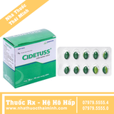 Thuốc Cidetuss - Điều trị các trường hợp ho (10 vỉ x 10 viên)