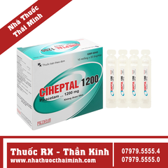 Thuốc Ciheptal 1200mg - điều trị triệu chứng rối loạn nhận thức (20 ống x 10ml)