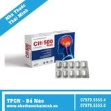 CITI 500 PLUS (Hộp 1 vỉ x 10 viên) - Tăng Cường Tuần Hoàn Máu Não, Suy Giảm Trí Nhớ