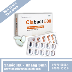 Thuốc Clabact 500 - Điều trị viêm phế quản