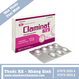 Thuốc Claminat 1g - Điều trị nhiễm khuẩn tai mũi họng (2 vỉ x 7 viên)