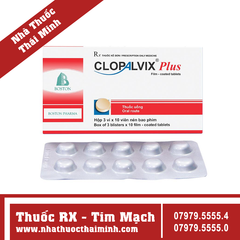 Thuốc Clopalvix 75mg - Ngừa xơ vữa động mạch (5 vỉ x 14 viên)