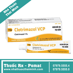 Clotrimazol VCP 1% 15g - Thuốc điều trị nhiễm nấm hiệu quả