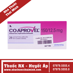 Thuốc Coaprovel 150mg/12,5mg Sanofi hỗ trợ hạ huyết áp (2 vỉ x 14 viên)