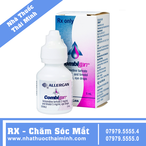 Thuốc nhỏ mắt Combigan Allergan giảm áp suất nội nhãn (5ml) – Nhà thuốc ...