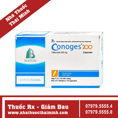 Thuốc Conoges 200mg - giúp giảm đau, kháng viêm (3 vỉ x 10 viên)