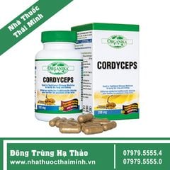 Cordyceps Organika (Hộp 90 Viên) - Đông Trùng Hạ Thảo Trợ Tăng Cường Chức Năng Phổi & Thận