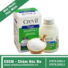 Crevil Foot Badesalz (600g) - Muối ngâm chân giảm chứng phong thấp, mất ngủ