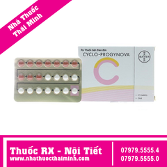 Cyclo - Progynova trị thiếu estrogen do mãn kinh (1 vỉ x 21 viên)