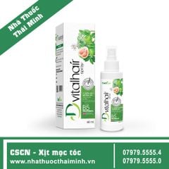 D VITALHAIR SPRAY 60ML - Xịt Mọc Tóc Thảo Dược