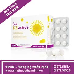 D3 ACTIVE DENK - TĂNG HỆ MIỄN DỊCH (5 Vỉ x 20 Viên)