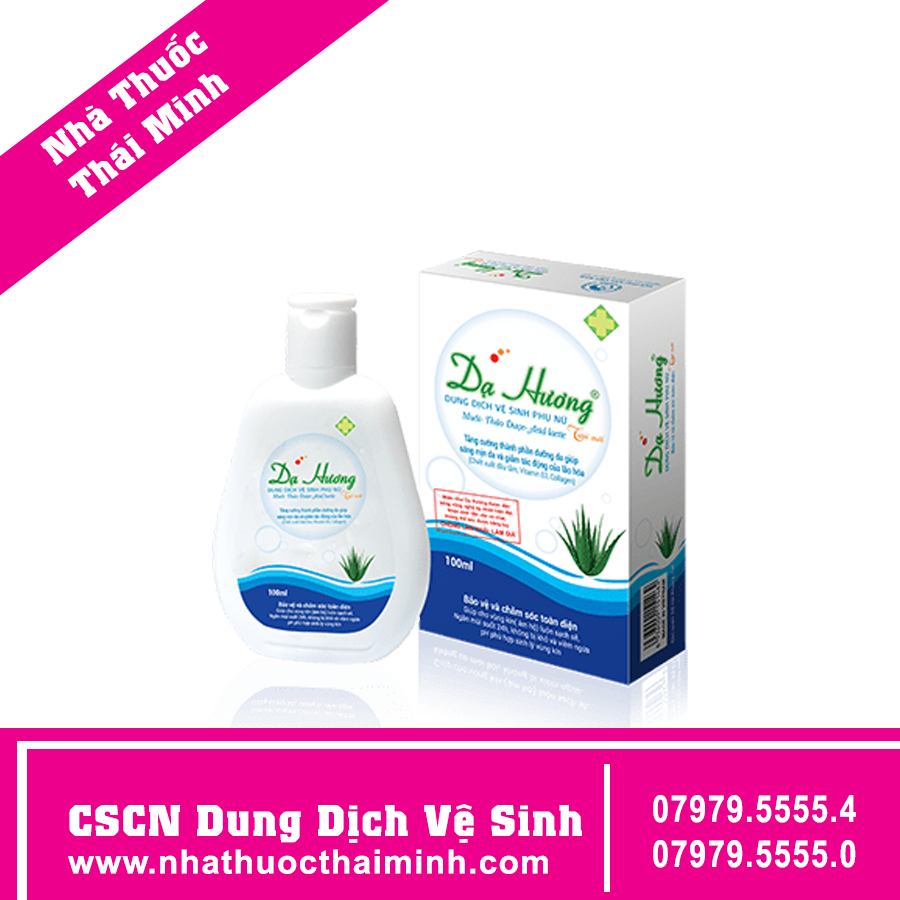 Dung dịch vệ sinh phụ nữ Dạ Hương Xanh làm sạch, khử mùi hôi vùng kín (100ml)
