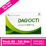 Thuốc Dagocti 0.5mg - Điều trị phì đại tuyến tiền liệt (30 viên)