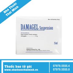 DAMAGEL 15ml (Hộp 20 gói) - Hỗ Trợ Giảm Độ Acid Của Dạ Dày