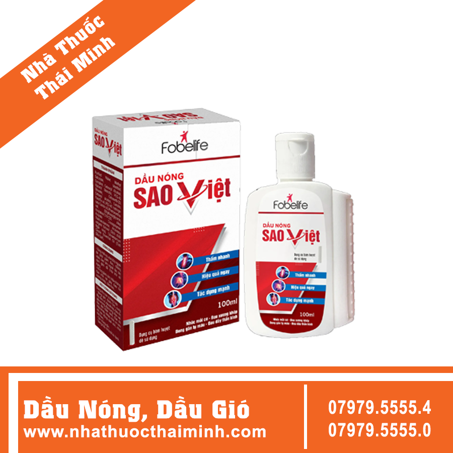 Dầu nóng Sao Việt Fobelife (60ml)