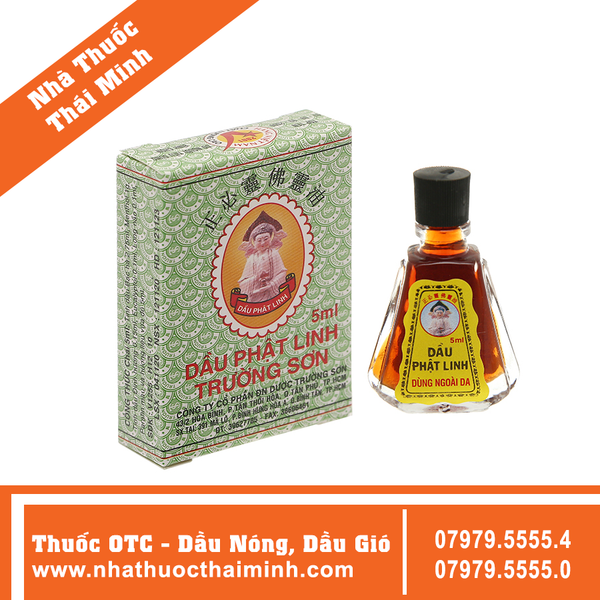 Dầu Phật Linh Trường Sơn (chai 5ml) – Nhà thuốc Thái Minh
