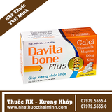 Viên uống Davita Bone Plus - Bổ sung calci, vitamin D và các chất khoáng (30 viên)