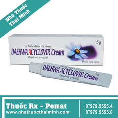 Thuốc bôi Daehwa Acyclovir Cream - Điều trị nhiễm khuẩn (5g)