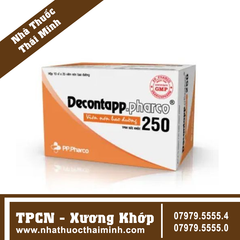 Decontapp.pharco 250mg - Giúp tiêu phong,  mạnh gân cốt (10 vỉ x 25 viên)