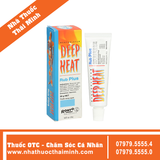 Kem thoa Deep Heat Rub Plus Rohto giúp giảm đau cơ, vai, khớp (30g)