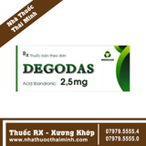 Thuốc Degodas 2.5mg - Điều trị loãng xương ( 3 vỉ x 10 viên)