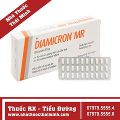 Thuốc Diamicron MR 30mg - Điều trị tiểu đường tuýp 2 (60 viên)