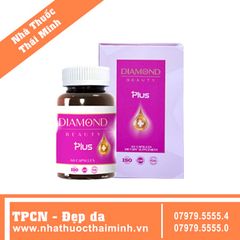 DIAMOND BEAUTY PLUS (Hộp 60 viên) - Viên Uống Trắng Da, Mờ Thâm, Giảm Thâm