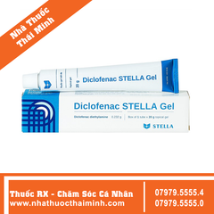 Gel thuốc Diclofenac Stella điều trị chứng đau, viêm tại chỗ (20g)