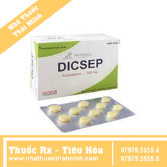 Thuốc Dicsep 500mg - điều trị viêm loét đại tràng (30 viên)