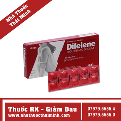 Thuốc Difelene 50mg - điều trị thoái hoá khớp (10 viên)