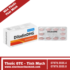 Thuốc Dilodin - Hỗ trợ điều trị bệnh trĩ cấp và mạn tính (5 vỉ x 10 viên)