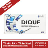 Thuốc Diouf 10mg - Điều trị chứng trầm cảm (2 vỉ x 14 viên)