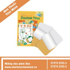 DOCTOR TINO (Hộp 3 Túi x 2 Miếng) - Miếng Dán Lưng Vai Gáy Hỗ Trợ Giảm Đau